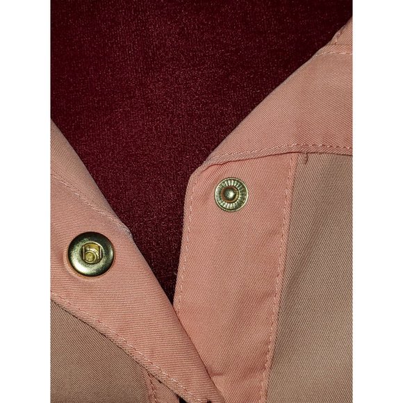 NWT Chico's Twill Utility Lightweight Jacket Women's Royal Peach Size 2 /L 1047 - Picture 7 of 10